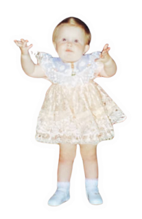 Фотография Евгении в детстве